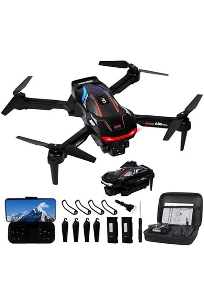 Cesiro Gerbala Foldable Drone for Kids and Beginners, FPV Drone with 1080P HD Camera, 360° Rotation, Sensor