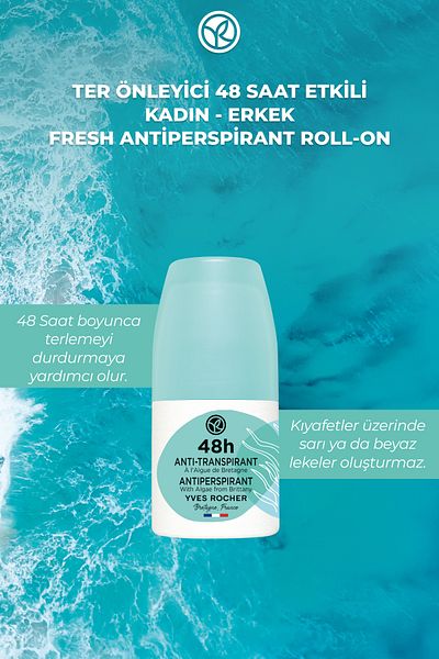Yves Rocher Yves Rocher Deodorant 48H Antiperspirant with Algae from Brittany