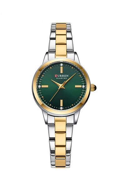 Curren 9094 For Women – Gold Green