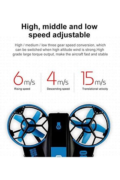 Cesiro Flying drone, 3-speed remote control drone - and safe four-channel drone for gift