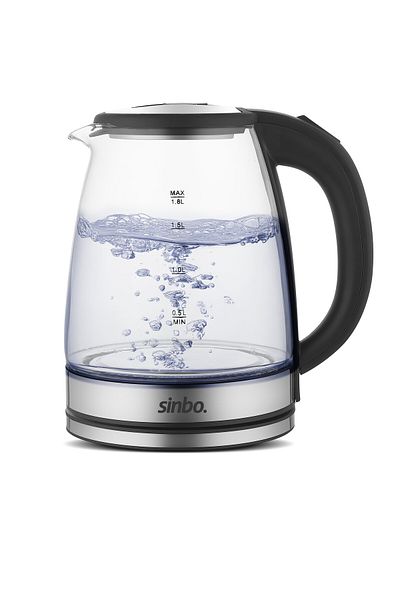 Sinbo Sk-8033 Wireless Glass Water Heater Kettle 1.8L