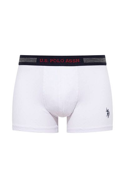 U.S. Polo Assn. Мъжки боксерки от 3 части, тъмносиньо-сив меланж-бял