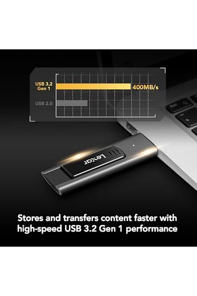 Lexar 256GB JumpDrive M900 USB 3.1 Flash Drive, Up to 400MB/s Read