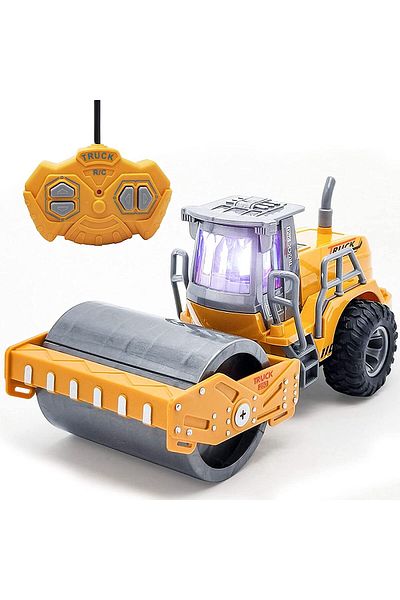 Pitikot Utilaj de constructie Pitikot®, Compactor de jucarie cu Telecomanda RC pentru copii,