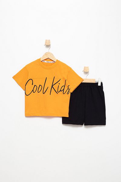Favo Kids Boys' Summer 2-Piece Set - "Cool Kids" Printed