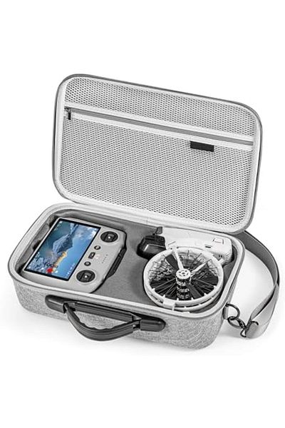 Cesiro Tomato Flip Case, Portable Storage Shoulder Bag for DJI Flip Fly More Combo Support 3 Bats