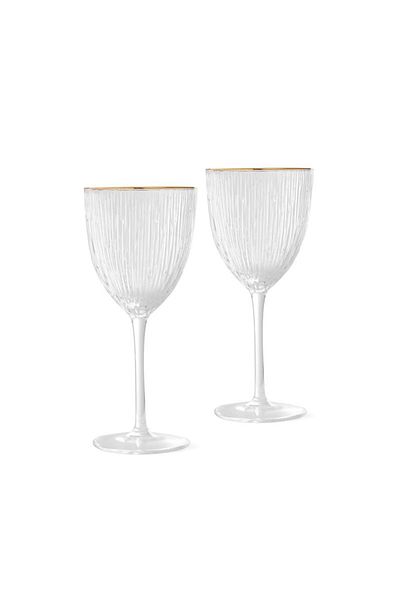 Fissman 2-Piece Red Wine Glasses 410ml Glass