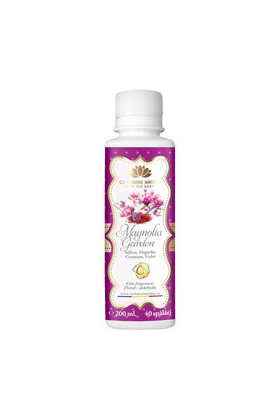 Cashmere Parfum de rufe MAGNOLIA GARDEN cu arome de mușcate, mere, magnolii, violete, pepene galben, 200 ml