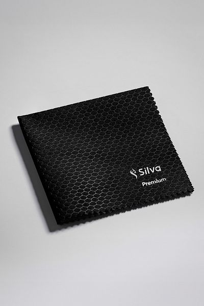 Silva Premium Glasses Cloth - Black