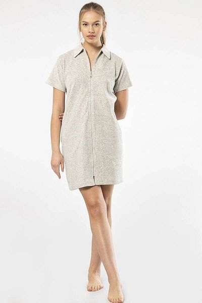 TÜREN Collared Zippered Dress
