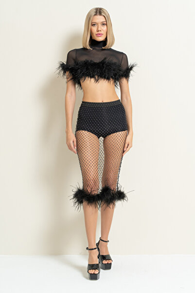 Kikiriki Black Stone Otrishi Mesh Skirt