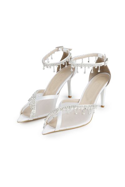 Letafia Colette Stone Detailed Heeled Shoes