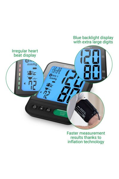 medisana Medisana BU 580 Connect blood pressure monitor, Bluetooth, Cuff 22-43 cm