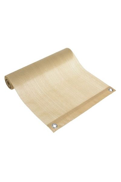 OEM Plasă de umbrire bej pentru pergole, 4m x 40cm, impermeabilă, cu inele de fixare