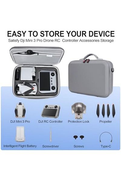 Cesiro Uvafly Mini 3/Mini 3 Pro bag, gray, medium / 1
