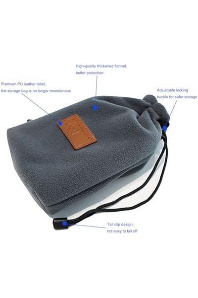 Cesiro Gdraco Mini3 Carrying Case, Compact Case for DJI Mini 3 Pro, Flannel Bag Organizer