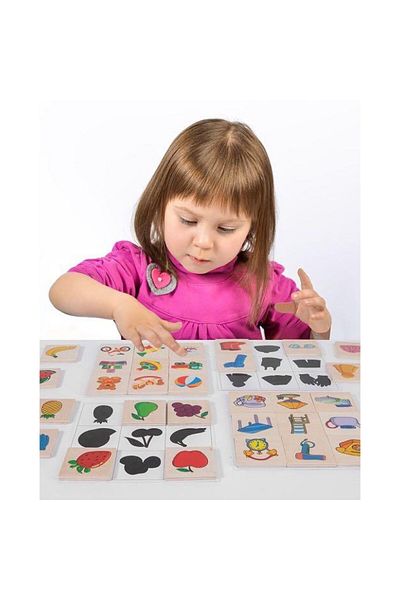 OEM Joc interactiv pentru copii, jocul umbrelor, joc de asociere si memorie, Montessori