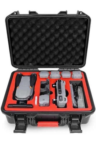 Cesiro FPVtosky Dual Layer Hard Case for DJI Air 3 Drone/Fly More Combo, Large Waterproof Case