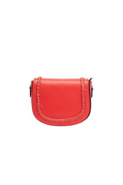 Toro Nero Women's red genuine leather bag Emma
