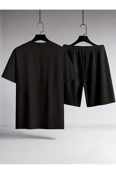 uyguntarz Σετ σορτς μπλουζάκι με στάμπα Unisex Minnoş Design