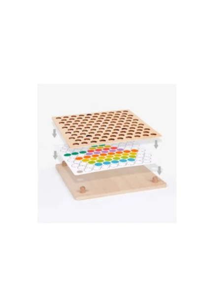 OEM Montessori educational wooden game for memory, matching and sorting