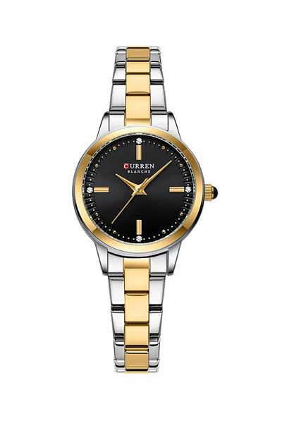 Curren -9094 Original Brand Stainless Steel Band Wrist Watch For Women With Free Box
