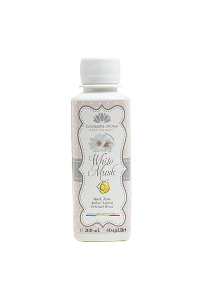Cashmere Parfum de rufe cu mosc alb, cu arome de chihlimbar, lămâie, lemn oriental, mosc oriental, trandafiri, 200 ml