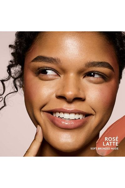 FENTY BEAUTY Fenty Cheeks Out Cream Blush 10 Rosé Latte – Soft Bronzed Nude Natural Cream Blush, 3g