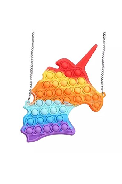 Flippy Jucarie αντιστρές από σιλικόνη, Flippy, Geanta Pop It, Μονόκερος, Πολύ...