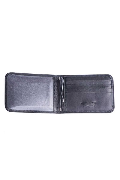 Toro Nero Men's Wallet Made Of Black Genuine Leather Rounded Corners