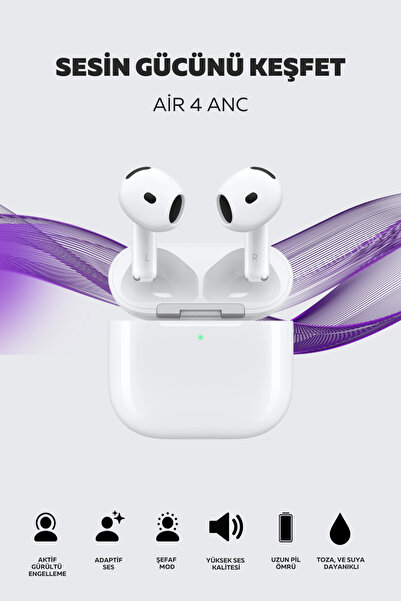 KETENOFFİCİAL Air 4 Anc Premium Kablosuz Bluetooth Kulaklık
