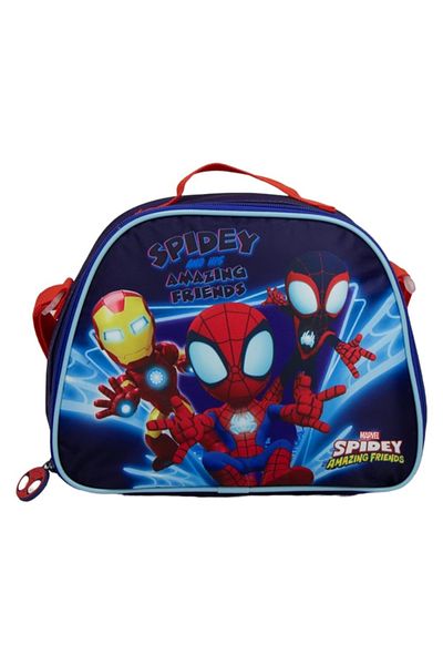 SUNCE Spidey & Friends Insulated Zipper Closure Lunch Tote 9.05 x 3.54 x 10.63 Inch