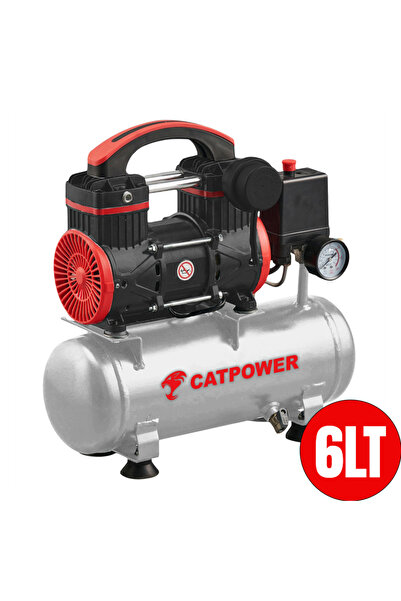 CATPOWER EL ALETLERİ Catpower 1111 Sessiz-Yağsız Komprasör 1.5 Hp 8 lt