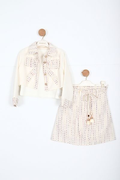 xo kids moda طقم علوي سفلي بناتي 4-10 سنوات 3907