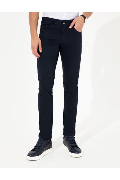 Pierre Cardin Παντελόνι καμβά Navy Blue Slim Fit 50251460-vr033
