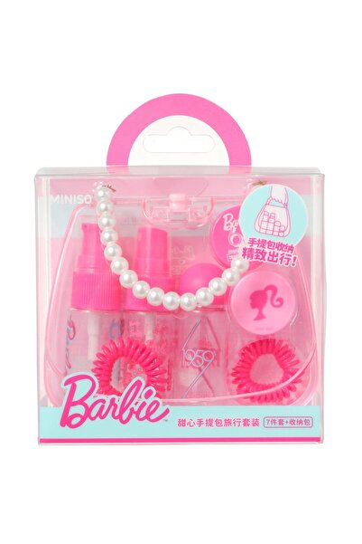 Miniso Barbie Çanta Şeklinde Seyahat Seti (7 adet)