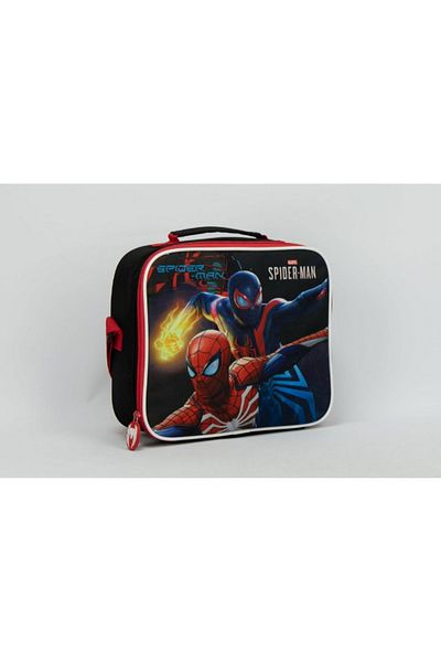SUNCE Marvel Spiderman Insulated Zipper Closure Lunch Tote 9.05 x 3.54 x 10.63 Inch