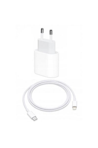 OEM Încărcător rapid de 20W și cablu de date Lightning de tip C cu încărcare rapidă de 1 m, compatibil cu Apple iPhone