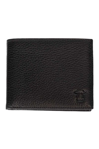 Toro Nero Men's wallet made of genuine leather black-brown Elisei