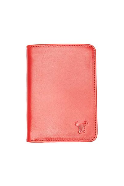 Toro Nero Men's wallet made of red genuine leather Ayan