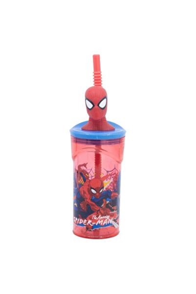 Stor The Amazing Spiderman 3D Figurine Drinking Tumbler with Straw 360 ml