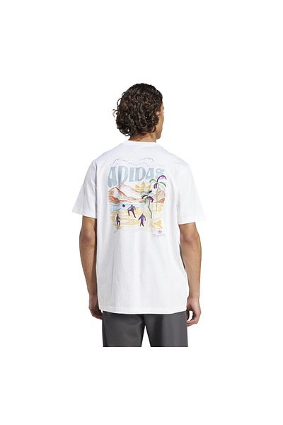 adidas KC4956-E adidas Graphic Tee Ανδρικό T-Shirt Λευκό