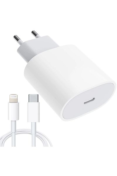 OEM Încărcător rapid de 20W și cablu de date cu încărcare rapidă Type-C-Lightning, compatibil cu Apple iPhone
