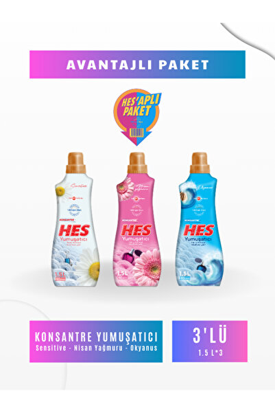 Hes Konsantre Yumuşatıcı 3*1.5l