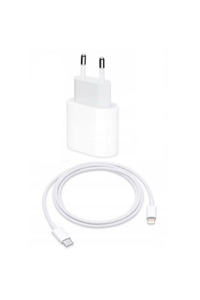 OEM Încărcător rapid de 20W și cablu de date USB-C Lightning cu încărcare rapidă de 1 m, compatibil cu Apple iPhone