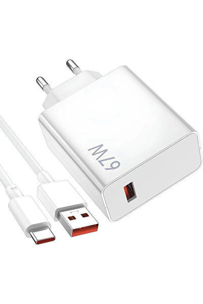 EİMA ype-c 67w (WATT) Ultra Hızlı Şarj Aleti Adaptör Kablo Set