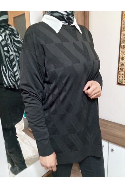 ASEZ BUTİK Thin Hijab Knitwear Blouse