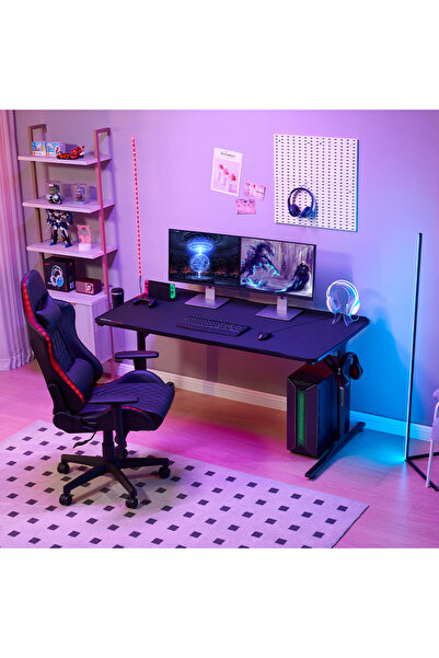 Adore Mobilya Trophy-X Oyuncu ve Bilgisayar Masası-Siyah 160x76x80 cm