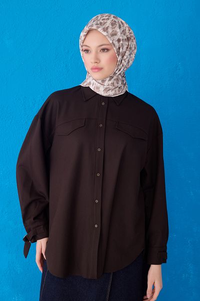 Belli Κασκόλ Pure Silk 4103D (Twill Silk) 90 x 90 Γκρι