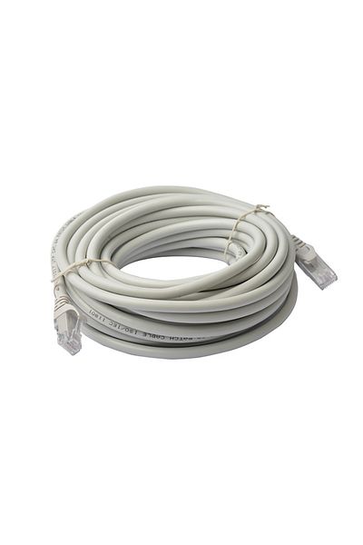 OEM Cablu de rețea UTP, gri, Ethernet Cat 5e, lungime 10 m - cablu patch internet